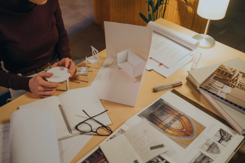 Grupo de trabajo de un proyecto inmobiliario